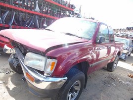 1996 Toyota T100 Burgundy Extended Cab 3.4L AT 4WD #Z24617